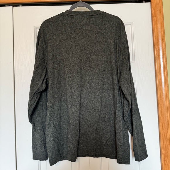 LL Bean Cotton Henley Long Sleeve Shirt - Picture 2 of 5
